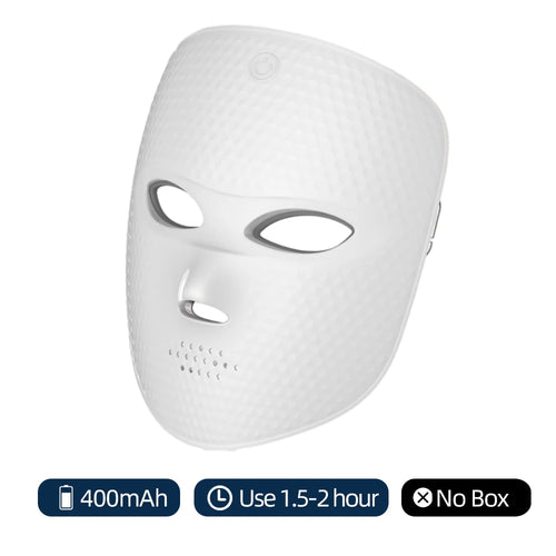 7 Colors LED Facial Mask Light Therapy Red Light Facial Mask for Anti-Aging Rejuvenation Brighten Skin Beauty Device